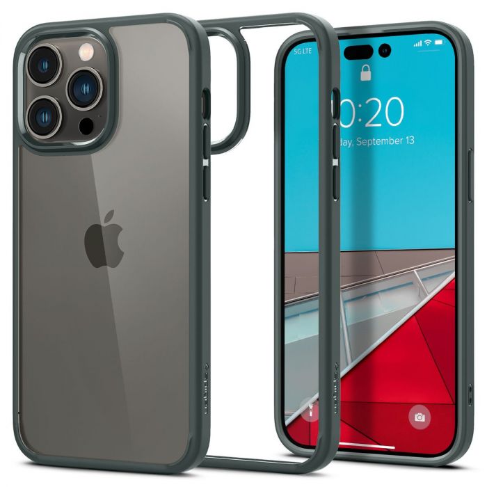 Чохол Spigen для Apple iPhone 14 Pro Max Ultra Hybrid, Abyss Green