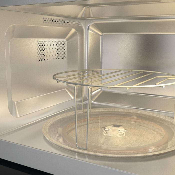 Піч Gorenje BM201AG1X мікрохвильова, вбудовувана, 20л, 800Вт, гриль, дисплей, нерж