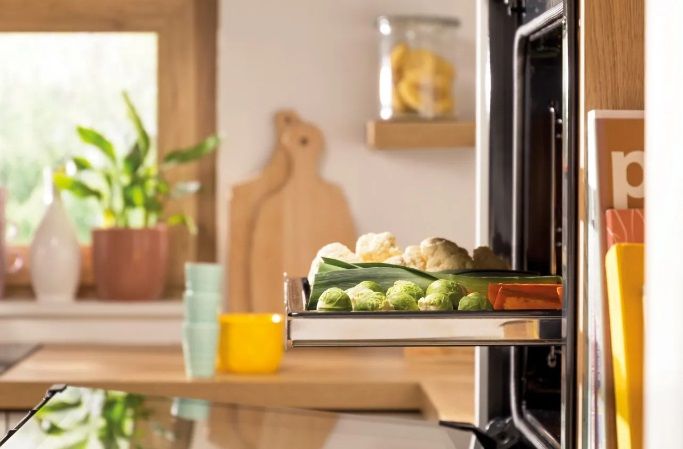 Шафа Gorenje BPSX6747A05BG духова електрична, 77л, A+, дисплей, піроліз, чорний