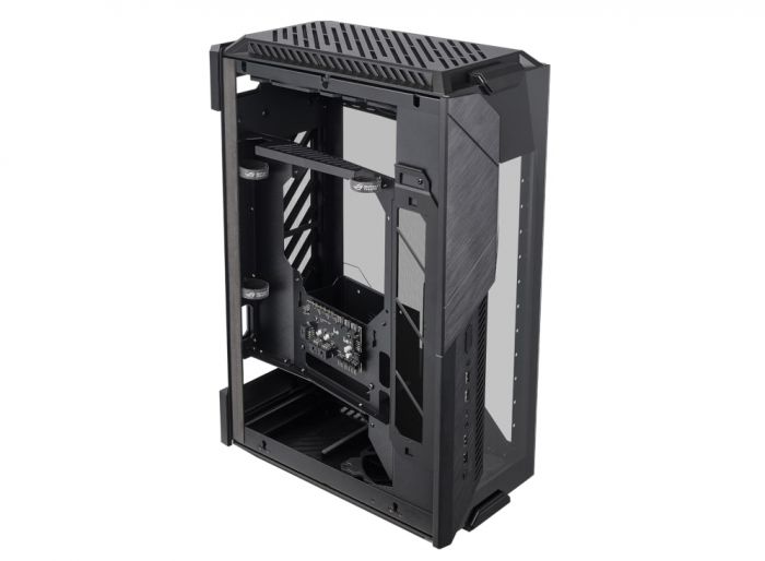 Корпус ASUS ROG Z11, без БП, 2xUSB3.2, 2xUSB2.0, 1xUSB Type-C, 3x140mm ARGB Fans, Tempered Glass front and right side, mITX, Black