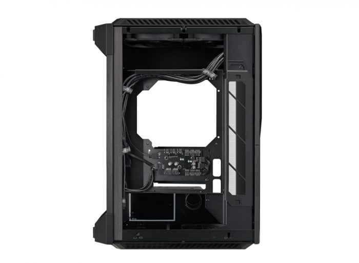 Корпус ASUS ROG Z11, без БП, 2xUSB3.2, 2xUSB2.0, 1xUSB Type-C, 3x140mm ARGB Fans, Tempered Glass front and right side, mITX, Black