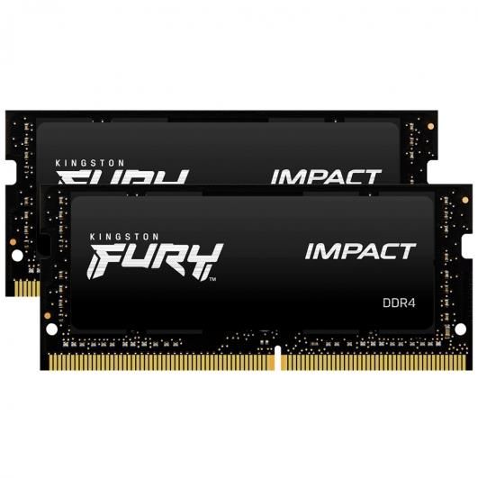 Пам'ять ноутбука Kingston DDR4 64GB KIT (32GBx2) 2666 FURY Impact