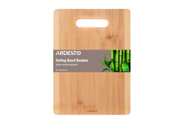 Дошка кухонна Ardesto Midori, 33*24*0.9 см, бамбук
