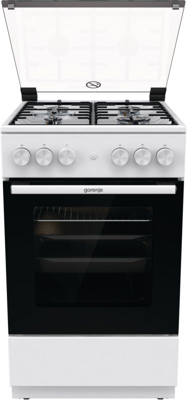 Плита Gorenje GGI5A21WH газова, 67л, 50x60см, емальовані реш, білий