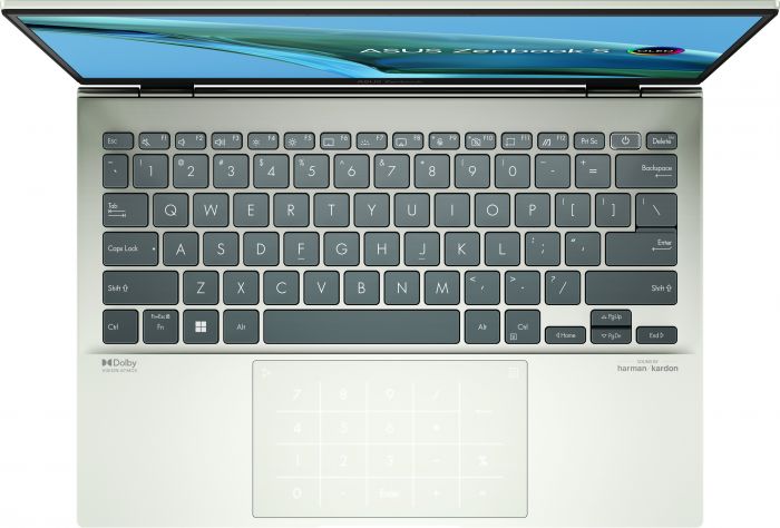 Ноутбук ASUS Zenbook S UM5302TA-LV523W 13.3 2.8K OLED/AMD R5-6600U/16/512F/int/W11/Celadon