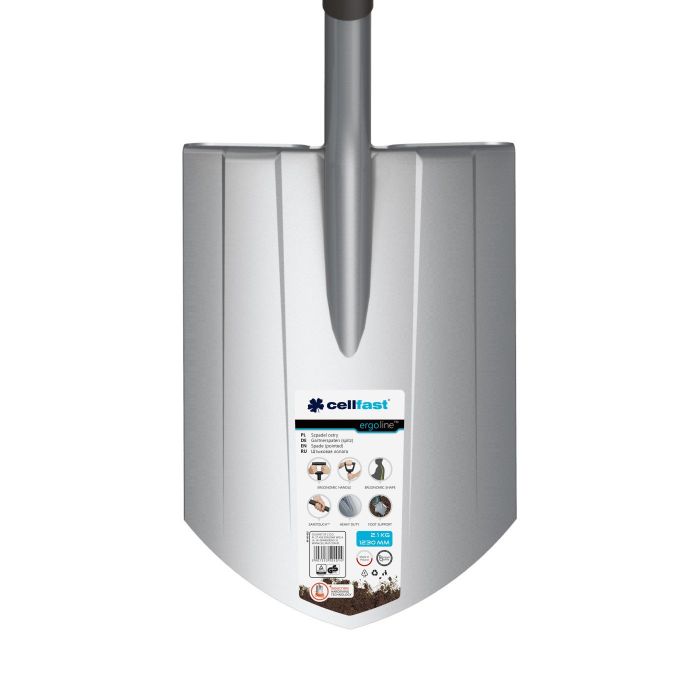 Лопата штикова Cellfast ERGO, 123 см, 2.1кг