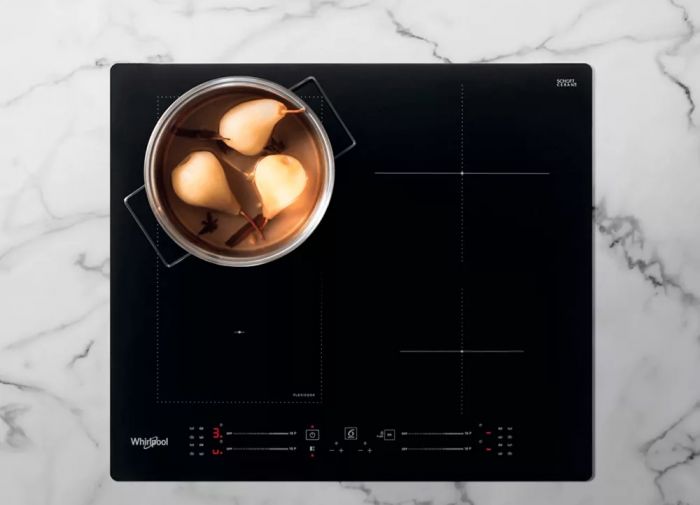Варильна поверхня Whirlpool індукційна, 60см, розширена зона, чорний