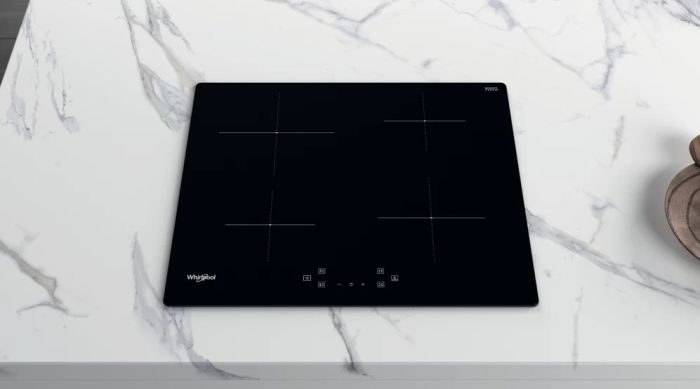 Варильна поверхня Whirlpool індукційна, 60см, розширена зона, чорний