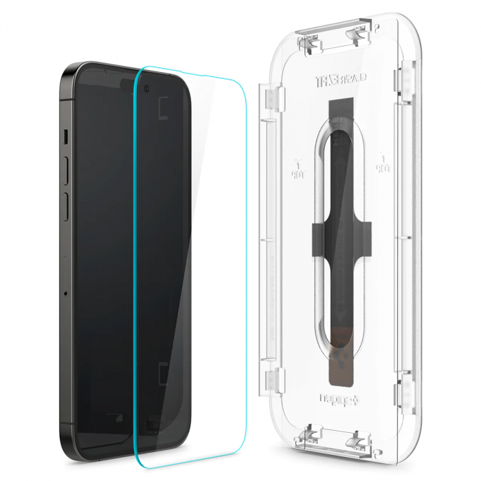 Захисне скло Spigen для Apple Iphone 14 Pro Glas tR EZ Fit (2 Pack), Clear