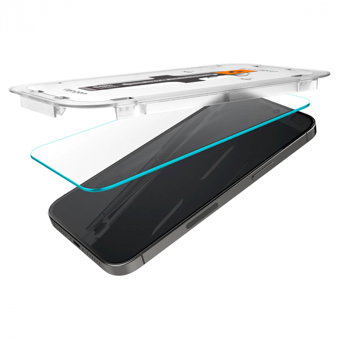 Захисне скло Spigen для Apple Iphone 14 Pro Glas tR EZ Fit (2 Pack), Clear