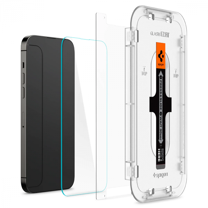 Захисне скло Spigen для Apple Iphone 14 Pro Glas tR EZ Fit (2 Pack), Clear