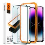 Захисне скло Spigen для Apple Iphone 14 Pro Max Glas tR Align Master FC (2 Pack), Black