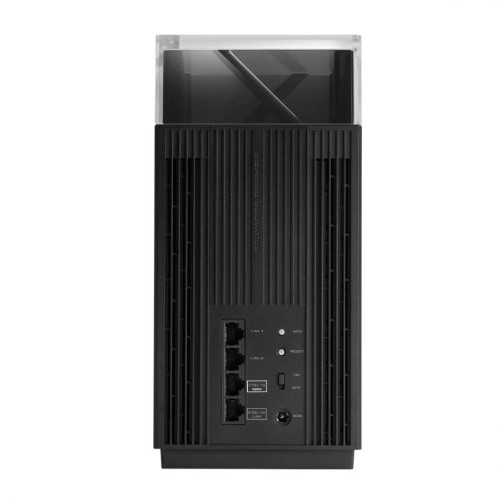 Маршрутизатор ASUS ZenWiFi Pro ET12 AXE11000 Wi-Fi6E 1PK 2xGE LAN 1x2.5GE LAN 1x2.5GE LAN 1x2.5GE WAN MU-MIMO OFDMA MESH