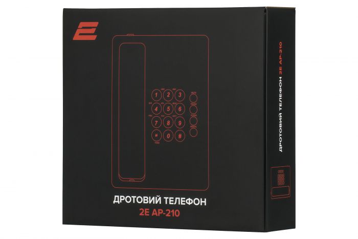 Дротовий телефон 2E AP-210 Black