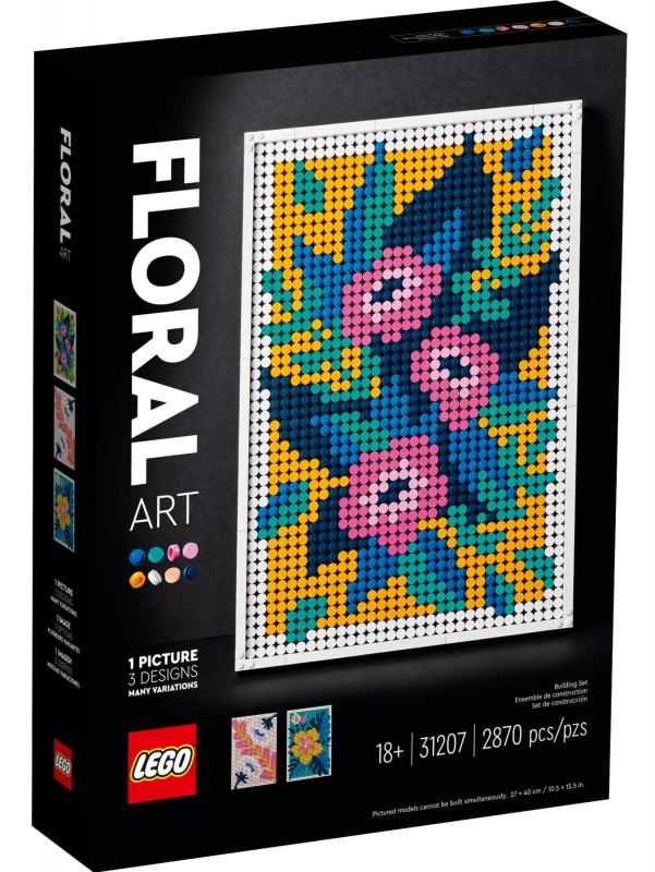 Конструктор LEGO ART Квіткове мистецтво