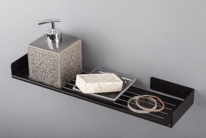 Полиця Deante Mokko пласка, чорна