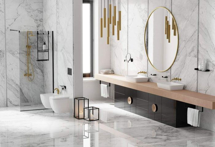 Полиця Deante Mokko пласка, чорна