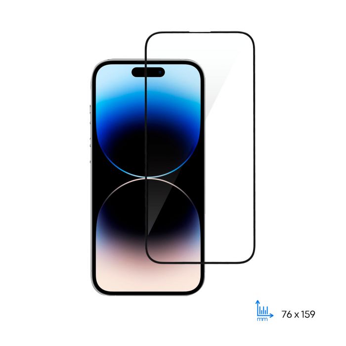 Захисне скло 2E для Apple iPhone 14 Pro Max(6.7), 2.5D FCFG,(1 Pack),black border