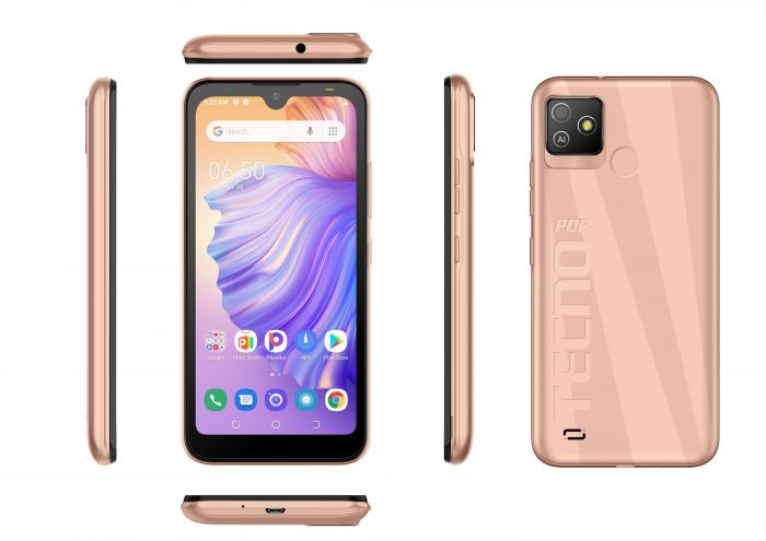 Смартфон TECNO POP 5 Go (BD1) 1/16Gb Dual SIM Mist Copper
