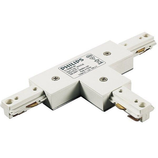 З'єднувач шинопровода Philips ZCS180 1C TCP White Т-подібний