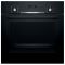 Духова шафа Bosch електрична, 66л, A, дисплей, конвекція, телескоп, чорний