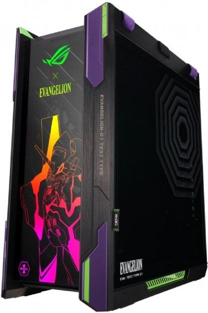 Корпус ASUS GX601 ROG Strix Helios EVA EDITION, без БП, 5xUSB3.1, 4x140mm Fan, Tempered Glass front right left side, EATX, Black, aluminum frame, Aura Sync RGB