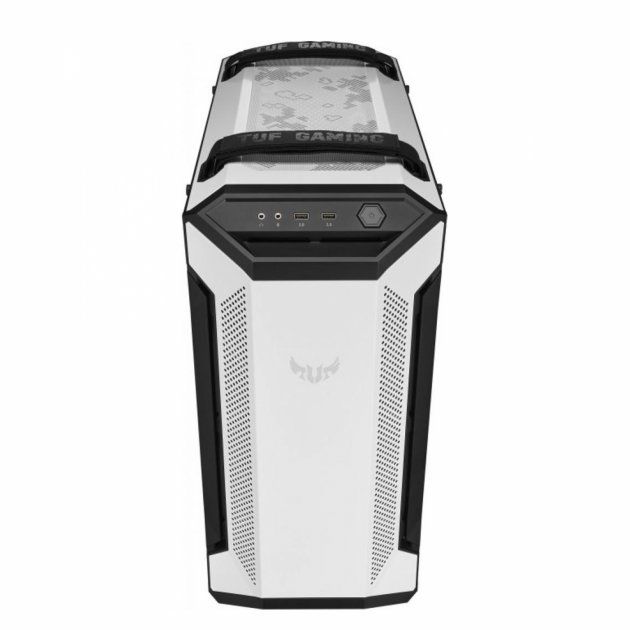 Корпус ASUS TUF Gaming GT501 White Edition, без БП, 2xUSB3.1, 3x120mm RGB Fans, 1x140mm, Tempered Glass side, EATX, White