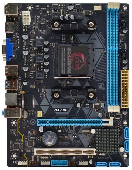 Материнська плата AFOX A88-MA5 sFM2/FM2+ A88 2xDDR3 HDMI VGA mATX
