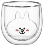 Набір чашок Ardesto Animals з подвійними стінками, 300 мл, 2 од., боросилікатне скло