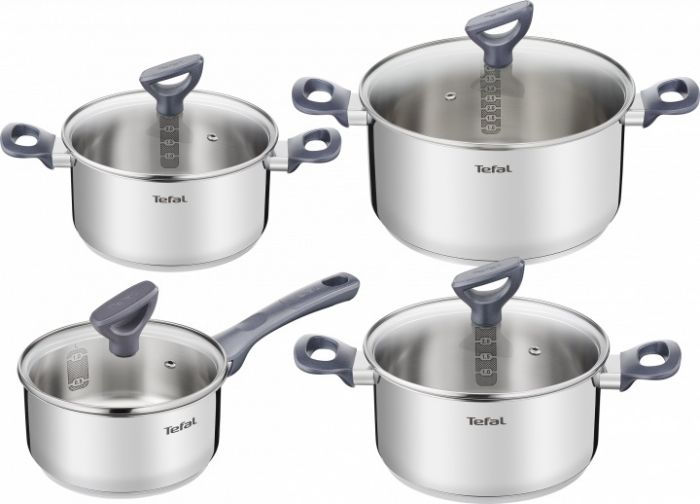 Набір посуду Tefal Daily Cook, 8 предметів, нерж. сталь