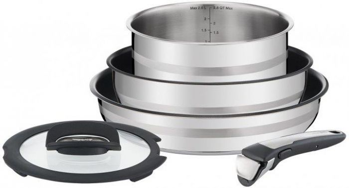 Набір посуду Tefal Ingenio Jamie Oliver, 5 предметів, нерж.сталь