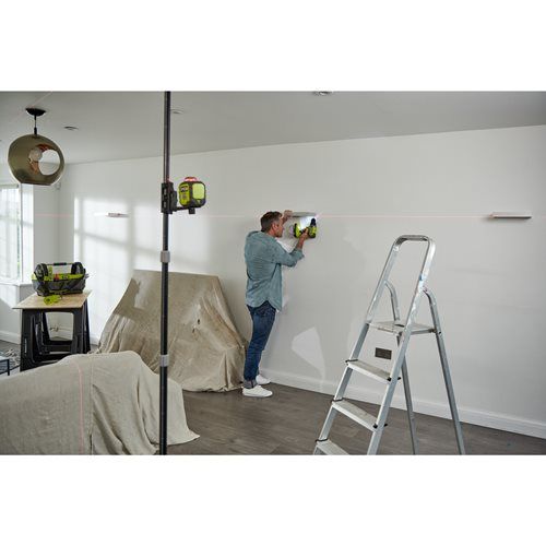 Нівелір лазерний Ryobi RB360RLL, 20 м, 360 °, червоний колір променя