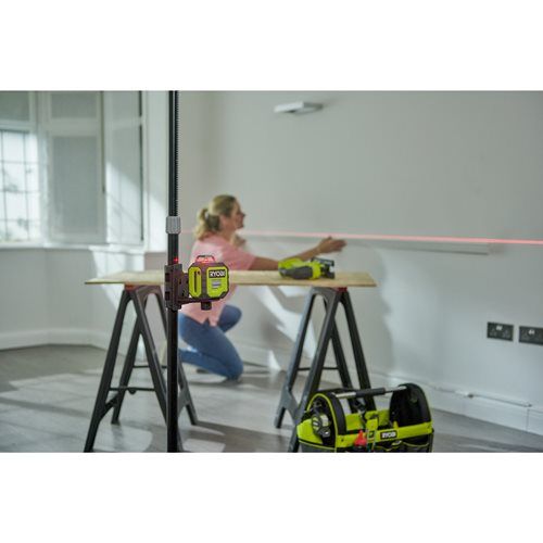 Нівелір лазерний Ryobi RB360RLL, 20 м, 360 °, червоний колір променя