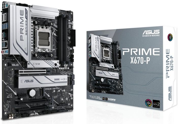 Материнcька плата ASUS PRIME X670-P sAM5 X670 4xDDR5 M.2 DP-HDMI WiFi BT ATX