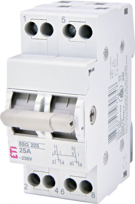 Перемикач навантаження ETI SSQ 240 "1-0-2", 2p 40A