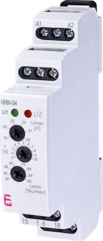 Реле контролю напруги ETI HRN-34 6-30V DC (1F, 1x16A_AC1)