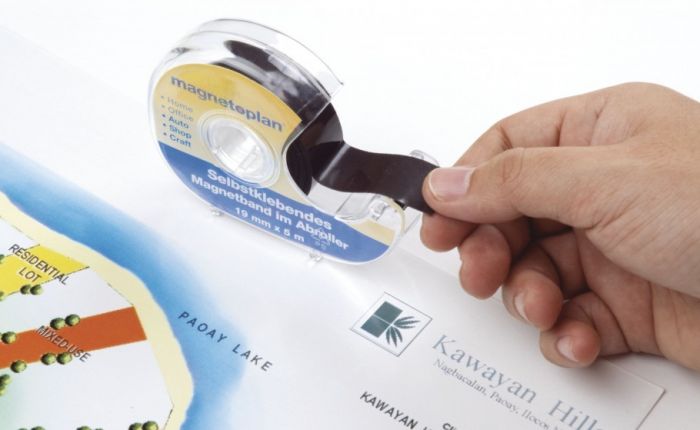 Лента-самоклейка магнитная 5x19 Magnetoplan Magnetic Adhesive Tape