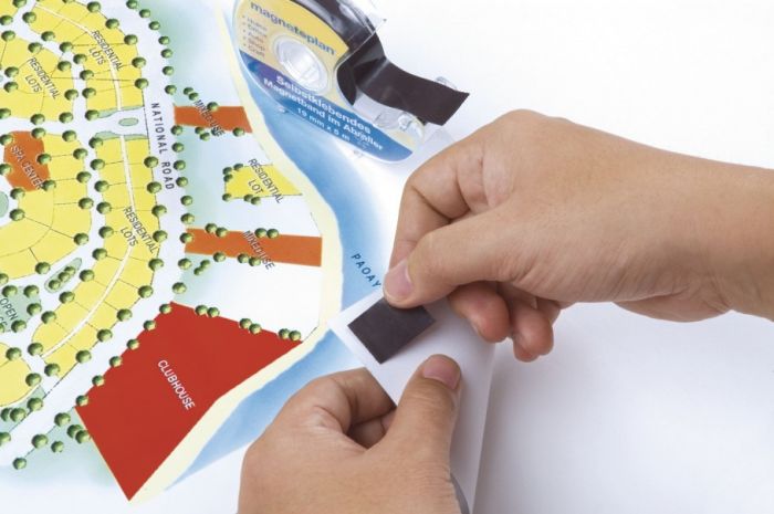 Лента-самоклейка магнитная 5x19 Magnetoplan Magnetic Adhesive Tape