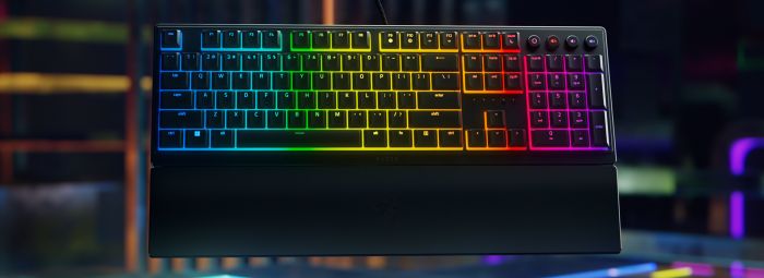 Клавіатура Razer Ornata V3 RGB 104key Mecha-Membrane Switch USB RU Black