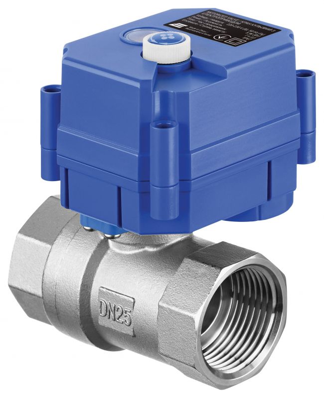 Кран кульовий з електроприводом 2E HC220B, 1/2", 220В, 5Вт, 10 (16) бар, 7 сек