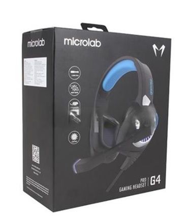 Гарнітура MICROLAB Black,Blue