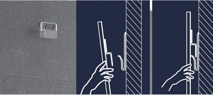 Дошка скляна магнітно-маркерна 1500x1000 чорна Magnetoplan Glassboard-Black