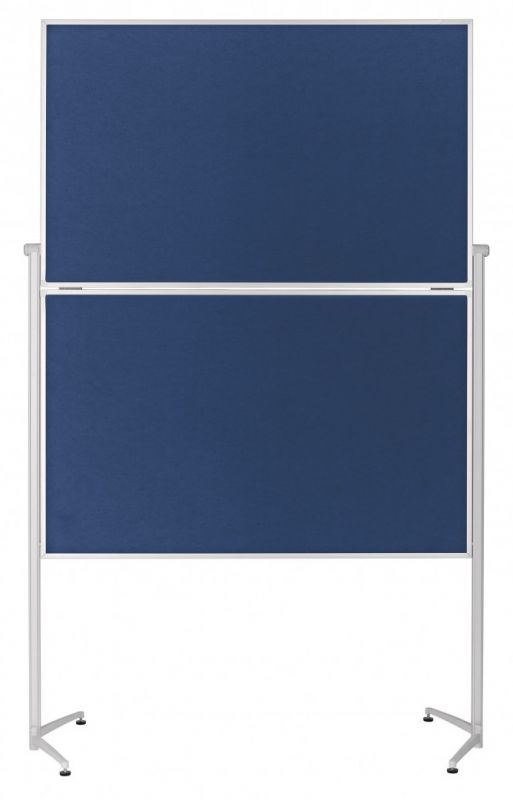 Дошка модераційна мобільна доладна 1200x1500 синя Magnetoplan Evolution+ Folding Felt-Blue Mobile