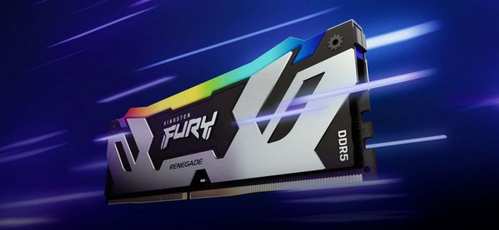 Пам'ять ПК Kingston DDR5 16GB 6000 FURY Renegade RGB
