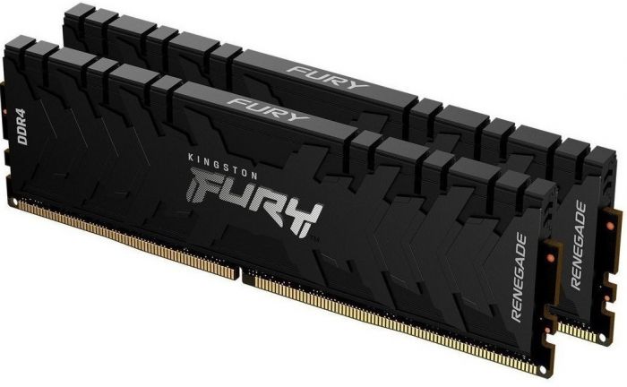 Пам'ять ПК Kingston DDR4 16GB KIT (8GBx2) 2666 FURY Renegade Black