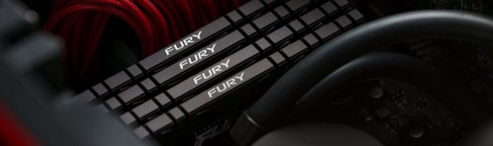 Пам'ять ПК Kingston DDR4 16GB KIT (8GBx2) 2666 FURY Renegade Black
