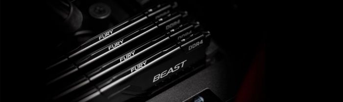 Пам'ять ПК Kingston DDR4 32GB KIT (16GBx2) 3733 FURY Beast Black