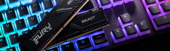 Пам'ять ПК Kingston DDR4 32GB KIT (16GBx2) 3733 FURY Beast Black