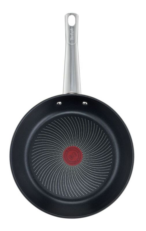 Сковорода Tefal Cook Eat, 24см, покриття Titanium, індукція, Thermo-Spot, нерж. Сталь