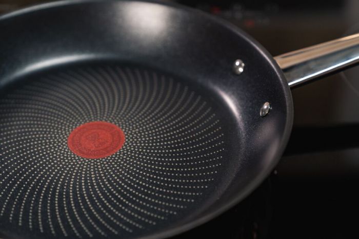 Сковорода Tefal Cook Eat, 24см, покриття Titanium, індукція, Thermo-Spot, нерж. Сталь